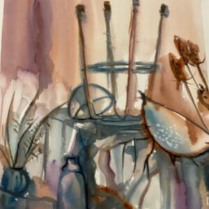 Abstract Watercolor Art Print